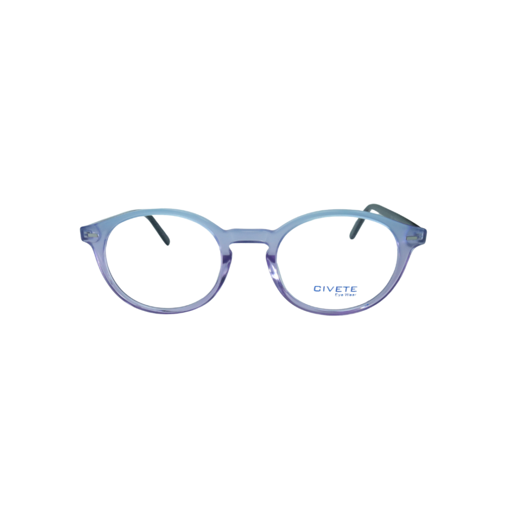 Modern Clear Plastic Frame Glasses