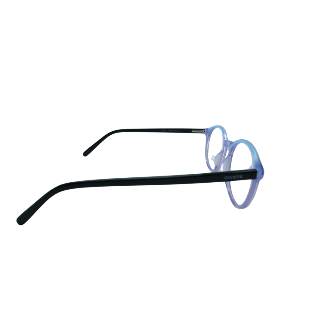 Modern Clear Plastic Frame Glasses - Image 2