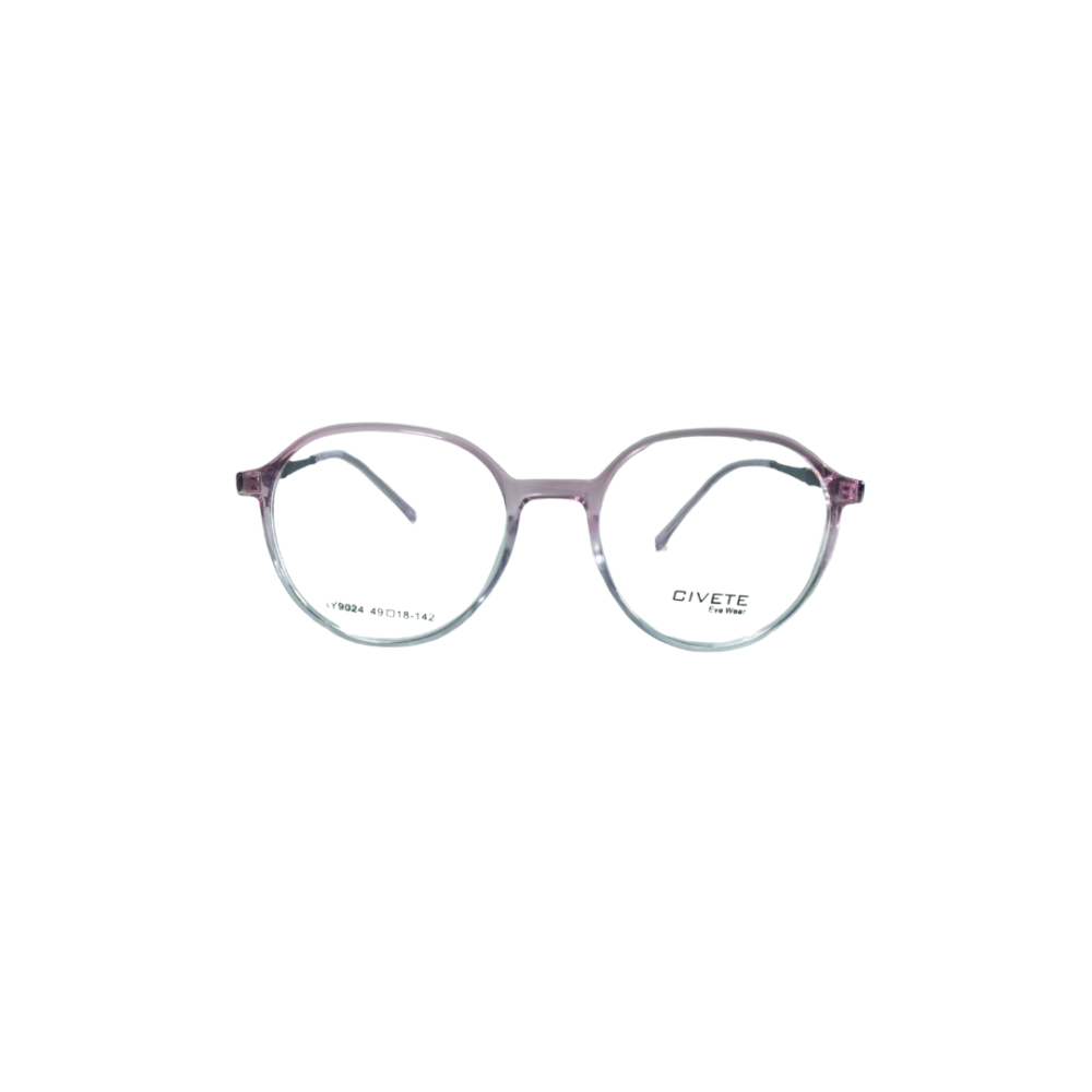Square Gunmetal Grey Eye Frame
