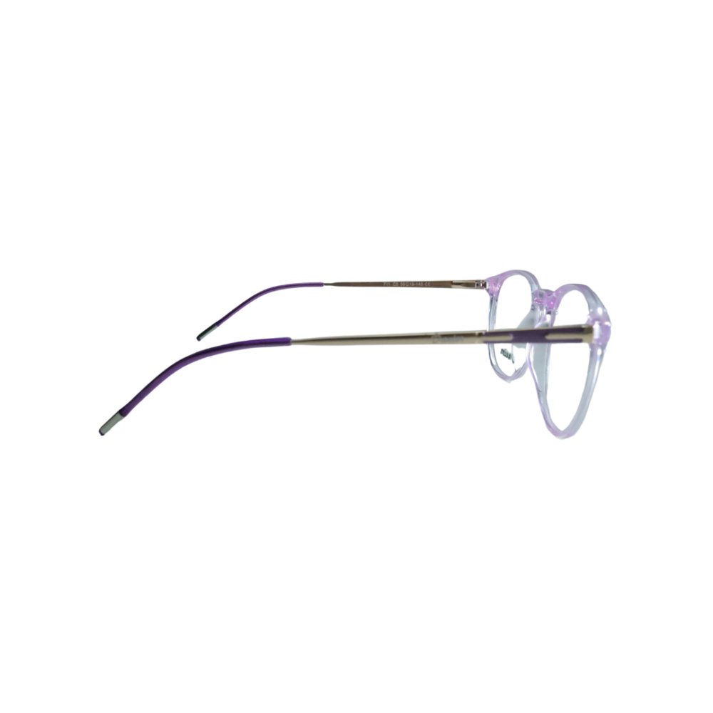Matte Grey Square Eyeglasses - Image 2