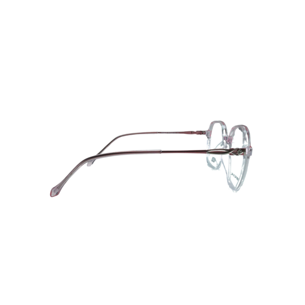 Square Gunmetal Grey Eye Frame - Image 2