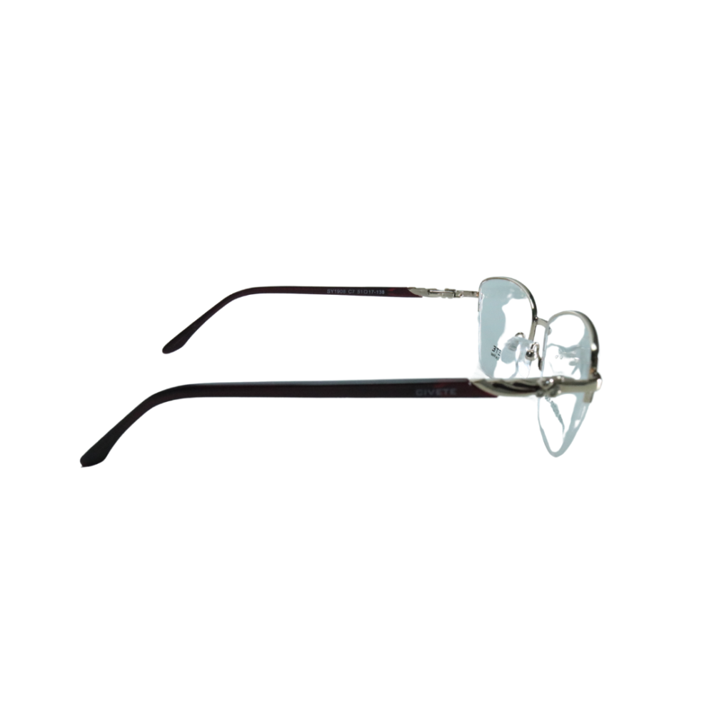 Light Brown Semi-Rimless Glasses - Image 2