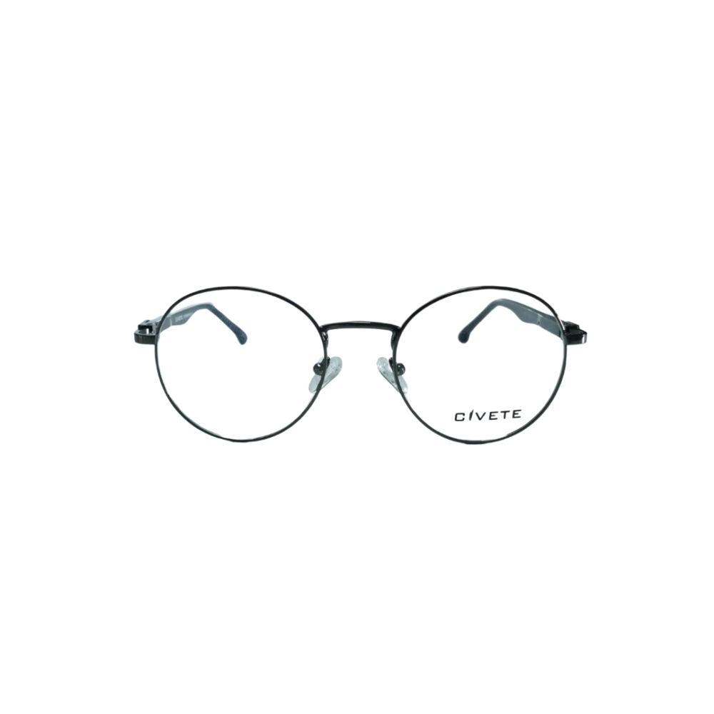Minimalist Silver Square Eyeglasses