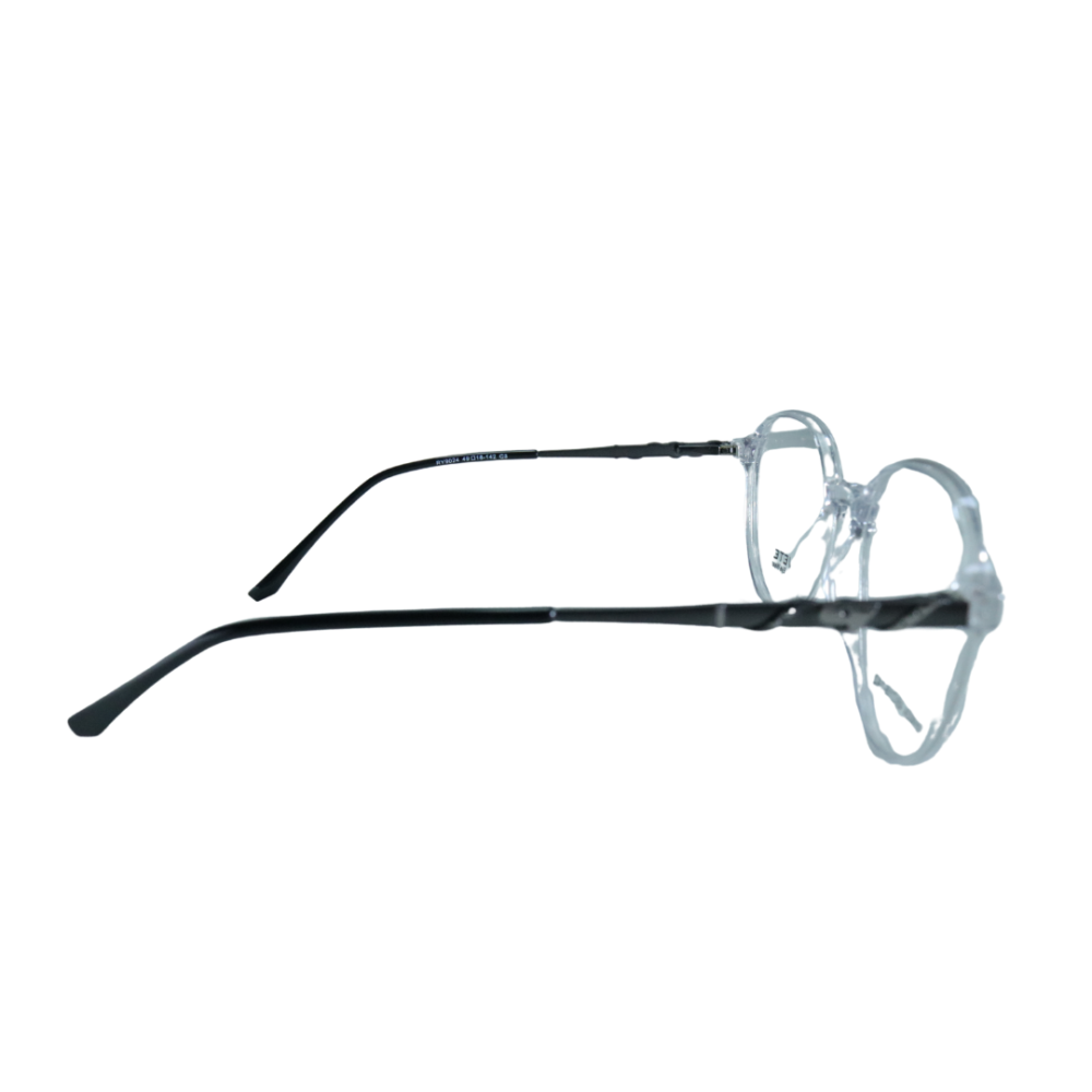 Retro Square Gold Eyeglasses - Image 2