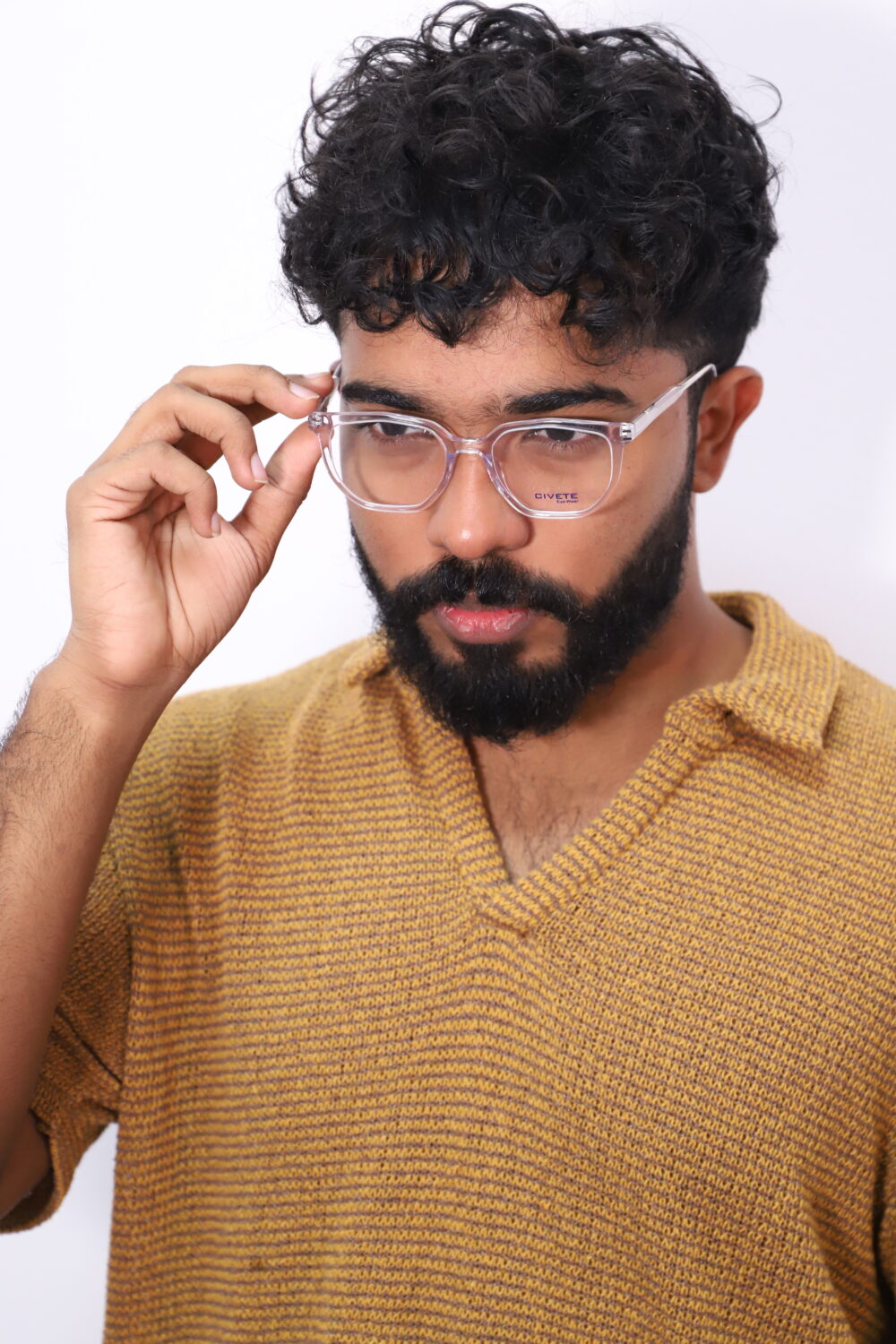 Transparent Crystal Clear Vision Glasses - Image 4