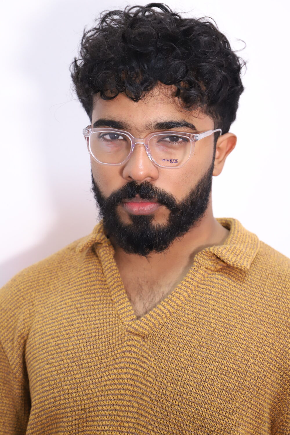 Transparent Crystal Clear Vision Glasses - Image 3