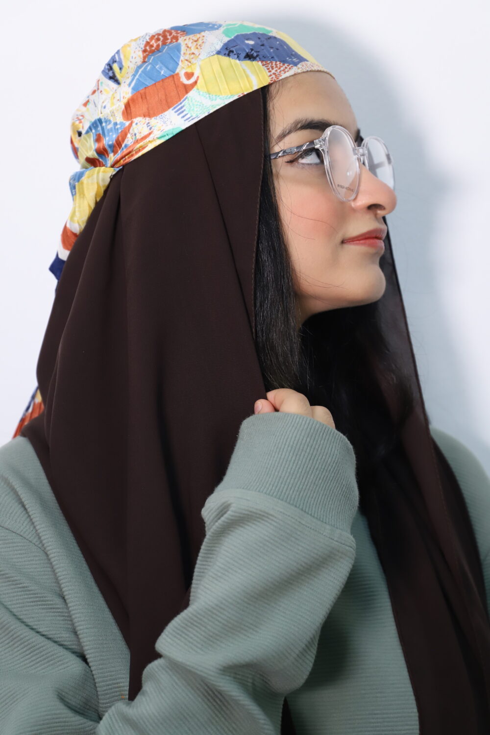 Oval Tortoise Frame Vision Glasses - Image 4